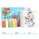 thumbnail image 1 of 10 colores Tempera pintura juguete DIY dibujo Kits dibujos animados pegamento, 1 of 8