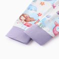 thumbnail image 5 of PatPat Toddler pajamas Bamboo Viscose Long Sleeve Pajama Set Mermaid Print Soft Sleepwear 2Y, 5 of 7