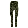 thumbnail image 5 of QUNYINEY Workout Leggings for Women Casual High Waist Leopard Print Trousers Slim Tummy Control Yoga Women Pants, 5 of 5