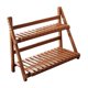 thumbnail image 3 of Soporte de bambú para plantas, organizador de escritorio, escalera que ahorra espacio, estable, decorativo, para plantas. Marrón oscuro 50cm, 3 of 8
