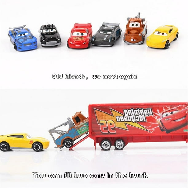 Disney Pixar Cars 3 Lightning McQueen Mack oncle camion métal moulé sous  pression Collection modèle voiture jouets pour cadeau d'anniversaire pour  enfants 