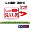 thumbnail image 4 of NEXT LEVEL SIGNS | Garage Sale Yard Signs | Double Sided 24 W x 18 H Inches | Metal Ground Step H-Stake 24" x 10" | Made in the USA (Pack of 1), 4 of 6