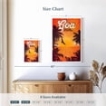 thumbnail image 4 of Elephant Stock Goa Tourism Vintage Poster Wall Art - Vertical Canvas Wall Art - Living Room Wall Decor - Places Canvas - Brown And Orange Decor - 16" x 24", 4 of 8