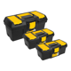 thumbnail image 1 of Kit Cajas Para Herramientas Bloosom  Con Compartimentos (13' Y 16') Negro con Amarillo, 1 of 4