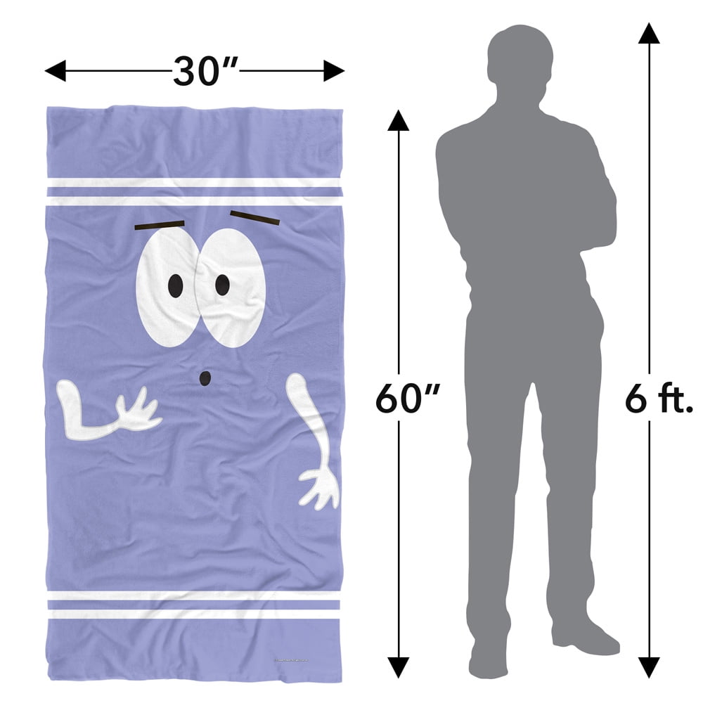 South Park Towelie Bath Towel, 30 x 60 Inches