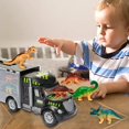 thumbnail image 3 of SEELOK  Dinosaur Toys Truck Transport Carrier Truck Toys with 6 Pcs Dinosaur Toys Animals Toys for Kids Boys Girls 3-6 Years Old, 3 of 5