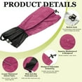 thumbnail image 3 of Leg Gaiters, Snow Gaiters for Hiking Waterproof Snow Boot Guards for Snowshoeing Hiking, 14" & Rose Red, 3 of 7