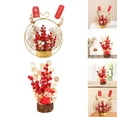 thumbnail image 1 of 2x Ramas de Bayas Artificiales BLESIY Cesta de Frutos Rojos 28 cm x 12 cm x 38 cm, 1 of 8