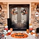thumbnail image 5 of Alfombras de calabaza para Halloween, alfombra con forma de hojas de arce y calabaza, para el Día de Acción de Gracias, decoración de Halloween para sala de estar, dormitorio, cocina y baño., 5 of 5