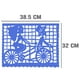 thumbnail image 2 of Papel picado DECORAMEC PAPEL PICADO Guirnaldas 5 tiras de 5 metros diseño de bodas colores vibrantes, 2 of 5
