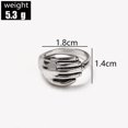 thumbnail image 4 of Anillo de palma chapado en plata Vintage con diseño de personalidad a la moda Wmkox8yii fajkfhkj5679, 4 of 6