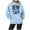 Sky Blue, variant on SIYUDAN Women's Hoodies Sweatshirts Long Sleeve Hoodie Women Pullover Oversized Hoodies for WomenNavy Plain Sweatshirt Womens Fall Fashion 2025 Casual Wear