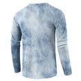 thumbnail image 6 of JGNGSHN Men's Long Sleeve Waffle Henley Tops Casual Fashion Tie Dey T-Shirts for Men 2025 Trendy Fall Clothes, 6 of 8