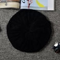 thumbnail image 4 of Ljudmp Classical Stretch Berets Hat For Women Soft Acrylic Knit French Painter Hat Spring Autumn Winter Party Ski Outdoor Skull Cap Black, 4 of 4