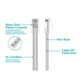 thumbnail image 3 of Monoprice Cat5e Ethernet Patch Cable - 7 Feet - Gray | Network Internet Cord - RJ45, Stranded, 350Mhz, UTP, Pure Bare Copper Wire, 24AWG - Zeroboot Series, 3 of 3