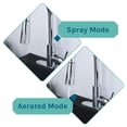 thumbnail image 4 of 19 Gallon Black Utility Sink with High Arc Pull-Down Chrome Kitchen Faucet 6503BLKCP, 4 of 9