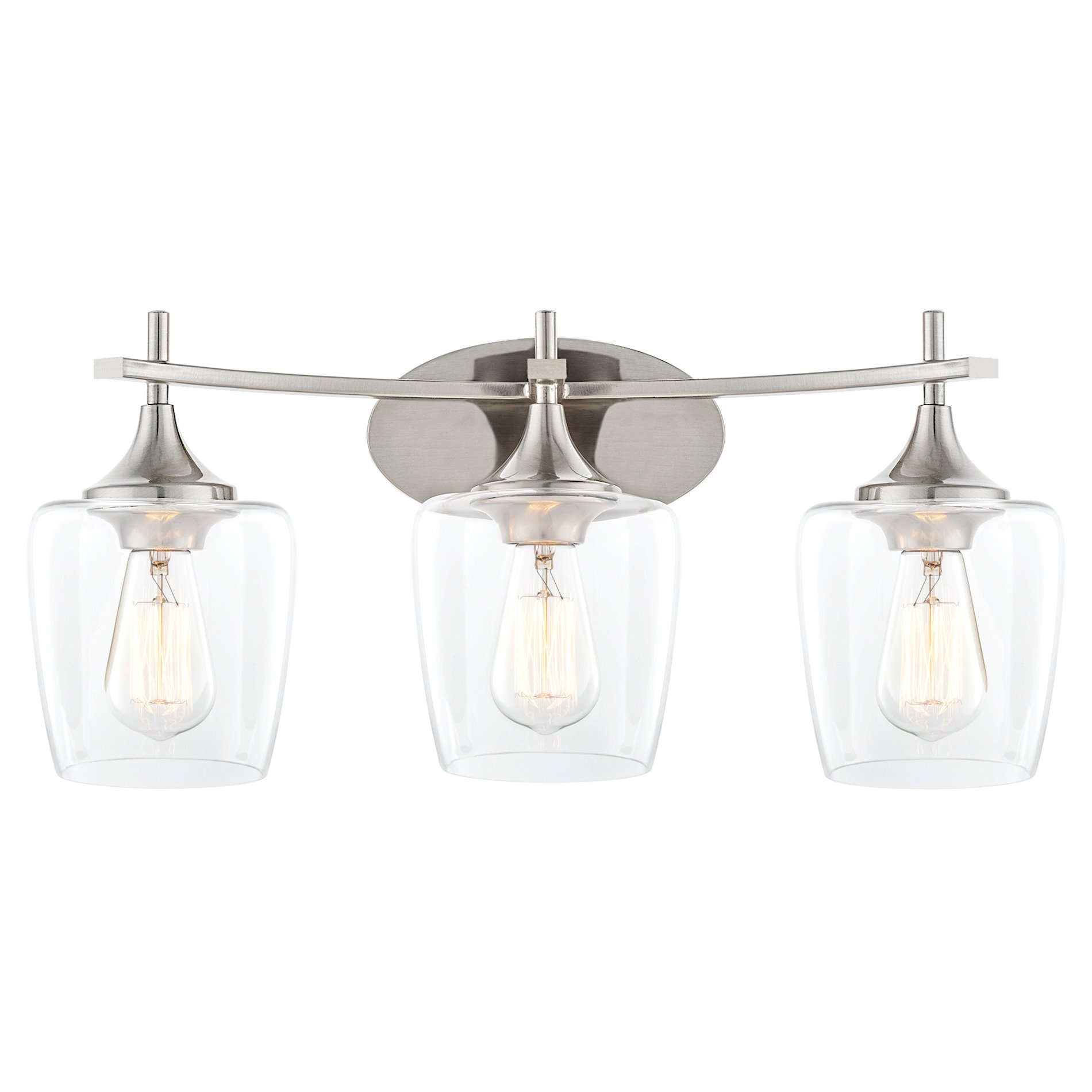 Kira Home Stella 21.5" Modern Chic 3Light Vanity / Bathroom Light