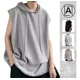 thumbnail image 2 of Sudadera Con Capucha Sin Mangas Simple Y Elegante Hombre, 2 of 6