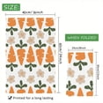 thumbnail image 5 of Eveokoki Kitchen Dish Towel 16 x 24 Inch Carrots And Flowers Dishcloth Watercolor Fruit Decorative Hand Drying Tea Towel for Cooking Baking Cleaning Wipes, Set of 2, 5 of 5