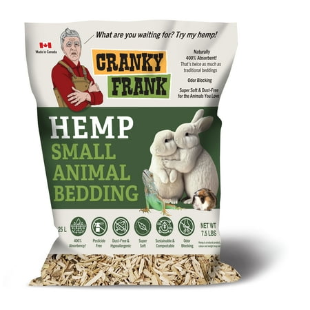 Cranky Frank Small Animal Hemp Bedding 25L (7.5lb)