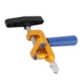 thumbnail image 3 of Cortador de azulejos de vidrio, herramienta manual integrada, abridor de límites manual, cuchillo de aleación para corte de cerámica, bricolaje, dorado, 290 g, 3 of 14