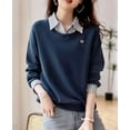 thumbnail image 3 of YooGuoGuo Striped Detachable Collar Half Shirt Blouse Dickey Collar Elegant for Women Girls, 3 of 6