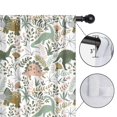thumbnail image 4 of Blackout Kids Curtains,Colorful Dinosaurs Floral Pattern Childrens Insulated Curtains Set Of 2,Bedroom Essentials,Toddler Room Decor 42"x54", 4 of 5