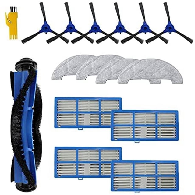 Reemplazo de robots de barrido Kit de repuesto de 16 piezas para robot aspirador Proscenic 850t Wlan