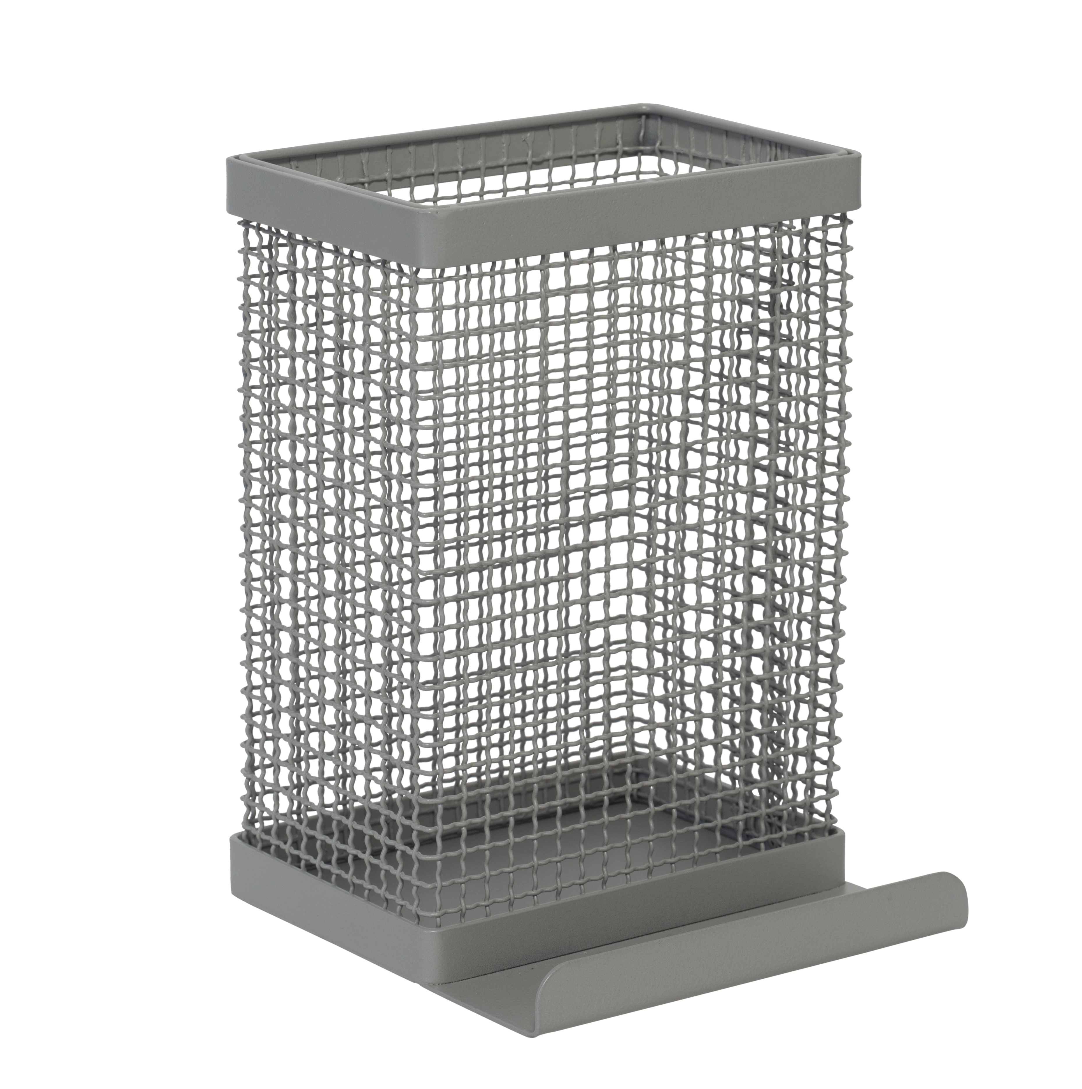 Kitchen Details Industrial Collection Tablet and Utensil Holder in Grey