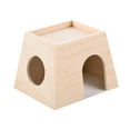 thumbnail image 3 of Bunblic Hamster Wooden House Small Animal Sleeping Nest Rutin Chicken Breeding Box Small Pets Habitat Hideout for Mouse Rutin Chicken A, 3 of 7