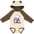 thumbnail image 3 of Inktastic Material Girl Westie Dog Girls Long Sleeve Baby Bodysuit, 3 of 5