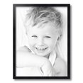 thumbnail image 2 of ArtToFrames 15" x 20" Satin Black Tall Picture Frame, 15x20 inch Black Wood Poster Frame (WOM-1852), 2 of 8