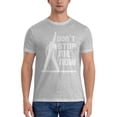 thumbnail image 3 of Don'T Stop Me Now! Men'S Basic Short Sleeve T-Shirt Gray Large, 3 of 5