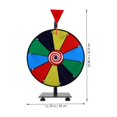 thumbnail image 2 of EIMELI Wheel Prize Tabletopwheel Carnival Game Erasable Prizes Colorroulette Table Small Free Generator Random Luckywin, 2 of 6