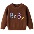 thumbnail image 1 of Birdeem Chemise de Base pour Enfants, T-Shirt à Manches Longues Brossé pour Filles, Vêtements pour Enfants, Robe Longue, Robe à Manches Longues, 1 of 7