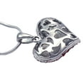 thumbnail image 2 of cocojewelry Small Heart Crystal Pave Pendant Necklace Valentine's Day Jewelry, 2 of 2