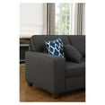 thumbnail image 6 of Devion Furniture 8-Piece Upholstered Modern Fabric Sectional-Color:Dark Gray, 6 of 6