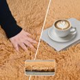 thumbnail image 2 of Pentantan Shag Area Rugs, 8ft x 10ft Soft Fluffy Indoor Carpet for Living Room Bedroom Decor, Light Brown, 2 of 7