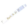 thumbnail image 1 of Bandas de satén para despedida de soltera para noches de granizo, correa de hombro para novia blanca "Bride To Be" (blanco) (10 piezas) JAMW Sencillez, 1 of 5