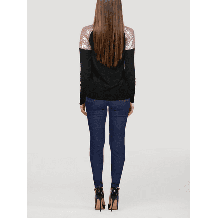 Sonja By Sonja Morgan Women's Brandi Sequin Blouse