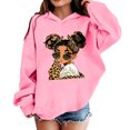 thumbnail image 2 of RMGVDSD Kids Graphic Hoodies for Girls Hooded Sweatshirt Autumn Winter Relaxed Fit Pullover Hoodie Top Lightweight Casual Cute Clothes Comfy Sweatshirt 3-4 Years, 2 of 4