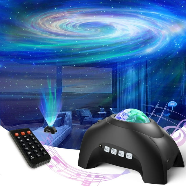 Proyector de estrellas AIRIVO Galaxy Light con altavoz y ruido blanco