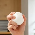 thumbnail image 4 of Hvmvliv Stress Balls 3 Snowball Slow Rise Pinch Set of 3 Soft TPR Stress Relieving Balls Tactile Sensory Fidget for Anxiety Calming Tool Portable Stretchy Decompression for Home Office White, 4 of 6