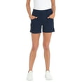 thumbnail image 5 of LRD Womens Golf Shorts 5 Inch Inseam Quick Dry Short with Pockets Navy Blue XL, 5 of 6