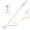 White, variant on Stylus Pencil Compatible for Apple, Rechargeable 1.5mm Fine Tip Smart Digital Pen Active Stylus Compatible for iPad, iPhone, Android Tablet and Other Touch Screen Devices