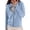 Light Blue, variant on Mesh UV Protection Hooded Jacket for Women, Full Zip Long Sleeve, Breathable Summer Sun Protection Outerwear, 1 Piece, S-3XL, Plus Size Friendly