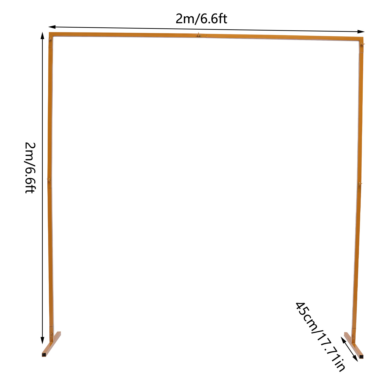 Iron Large Balloon Arch Set Stand Base Frame Kit for Birthday Wedding Party Decoration