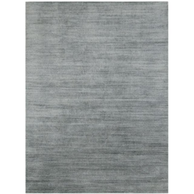 Amer Rugs RAF50810 8 x 10 in. Raffia Collection Design Hand Woven Rug - Silver Gray