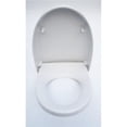 thumbnail image 1 of Eago R-340SEAT Replacement Soft Closing Plastic Toilet Seat, White for TB340, 1 of 1