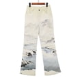 thumbnail image 6 of Endives Wide Leg Pants for Woman Landscape Painting Printed Elastic High Waist Pants Lightweight Casual Pant Spring Trendy White, 6 of 7